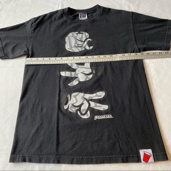 Booger Kids Black Rock Paper Scissors Graphic Tee Shirt Size Medium - Picture 6 of 9
